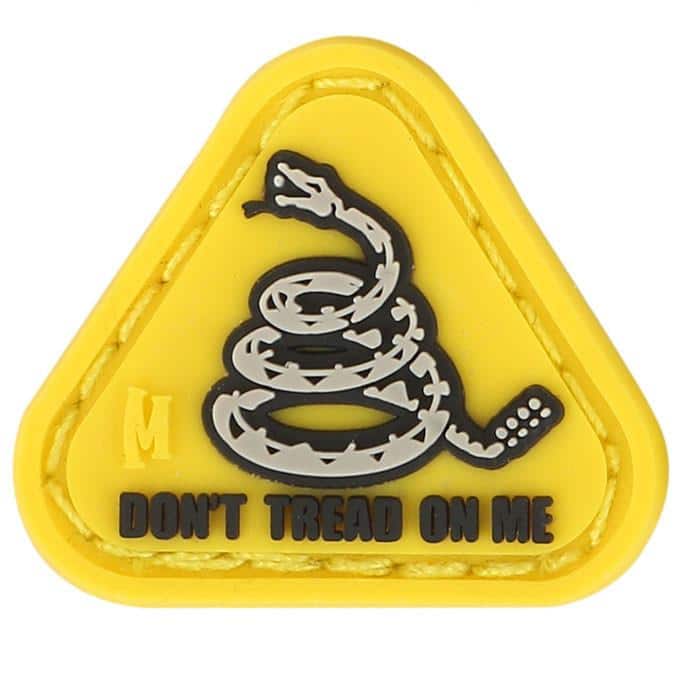 Maxpedition Don’t Tread On Me Micro Morale Patch - Morale Patches